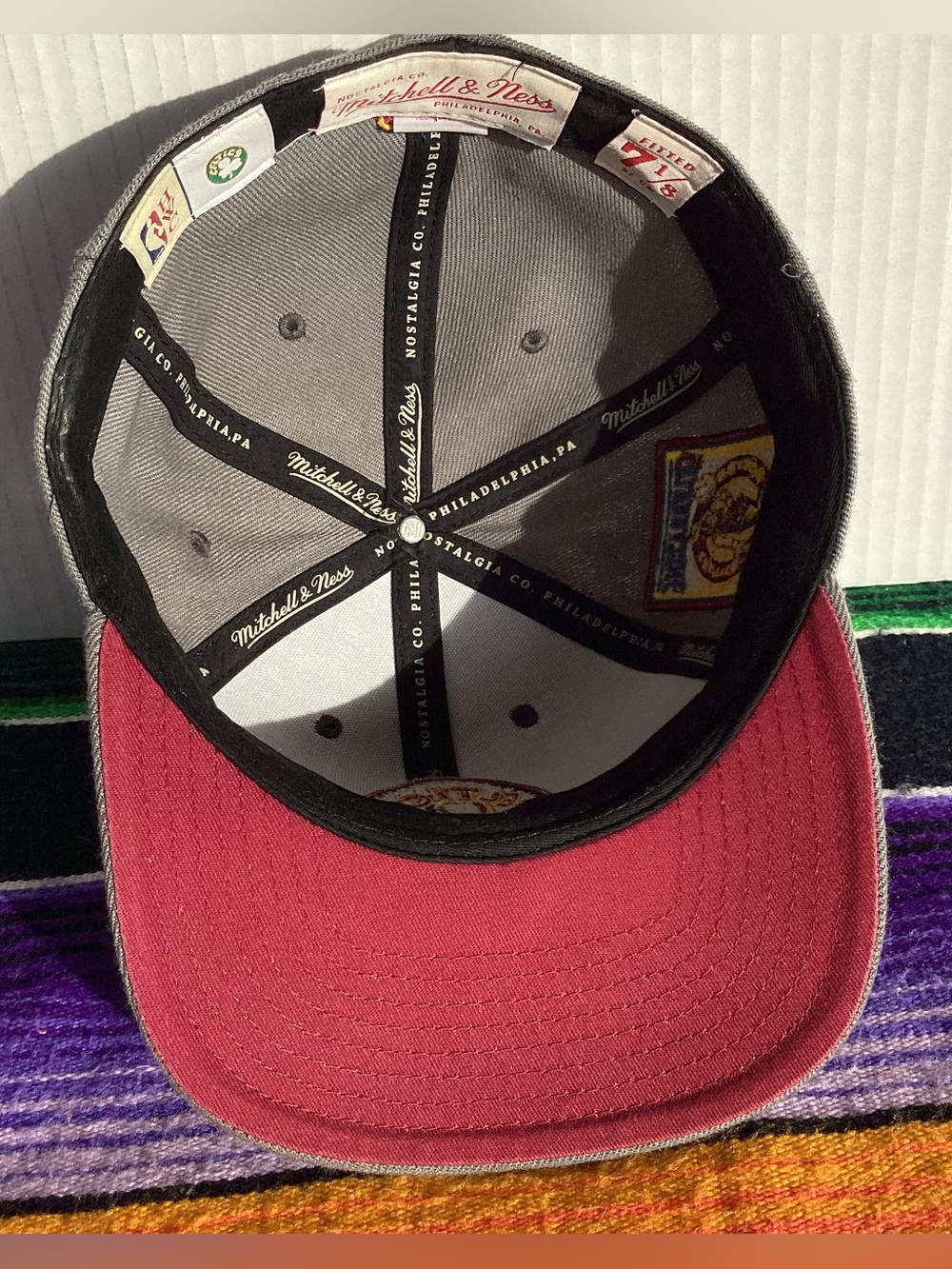 Mitchell and nest Boston Celtics SnapBack Hat HWC celebrating 50 years - Picture 10 of 11
